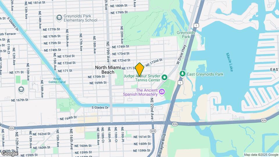16911 NE 21st Ave Map and Location Details