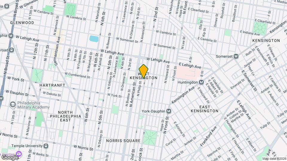 2454 N 2nd St Map and Location Details