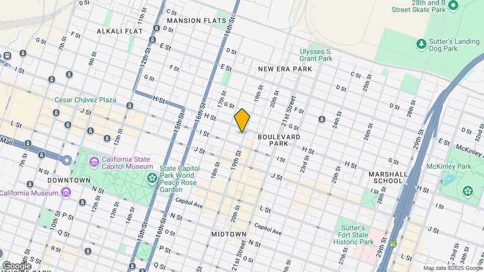 814 19th St Map and Location Details