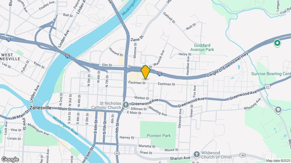 1015 Eastman St Map and Location Details