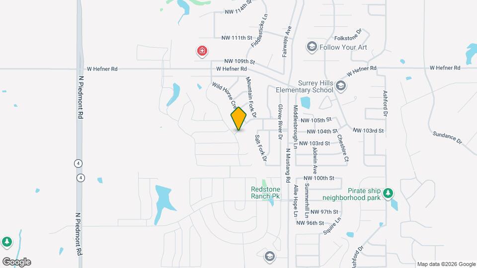 10508 Blue Crk Dr Mapa y Detalles de la Ubicación