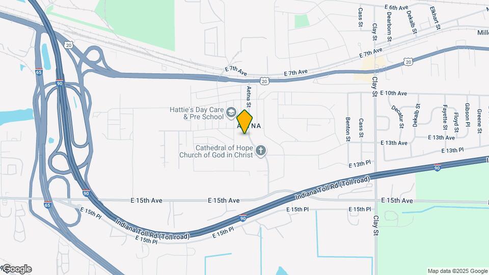 1228 Aetna St Mapa y Detalles de la Ubicación