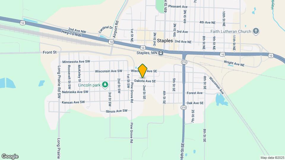 323 2nd St SE Map and Location Details