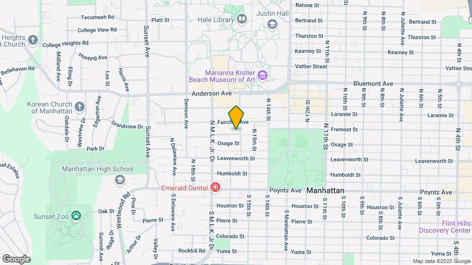 415 N 16th St Map and Location Details