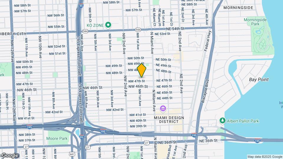 85 NW 47th St Map and Location Details