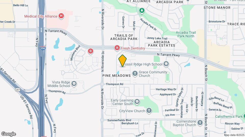 3721 Fossil Tree Ln Map and Location Details