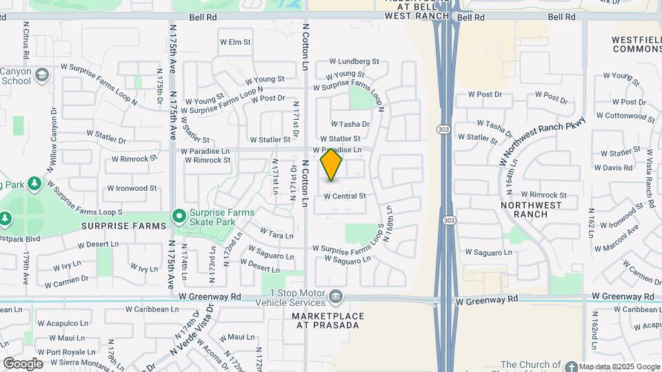 17037 W Marshall Ln Map and Location Details