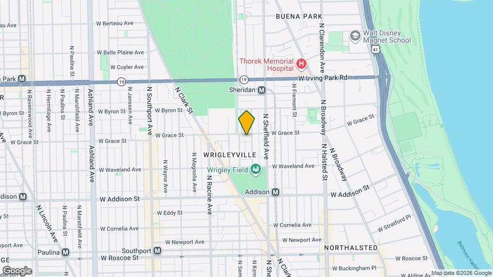 1041 W Grace St Map and Location Details