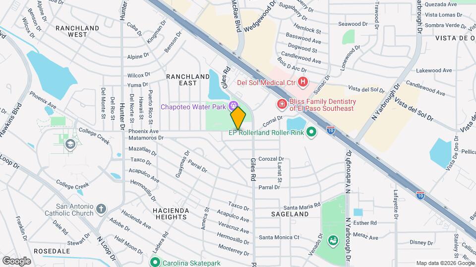 7740 Phoenix Ave Map and Location Details