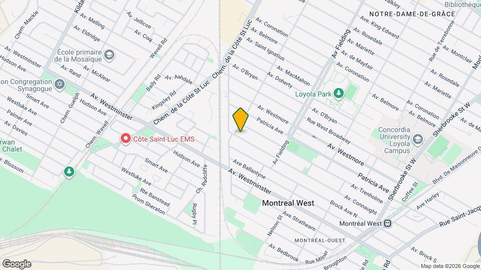 5277 Connaught Av Map and Location Details