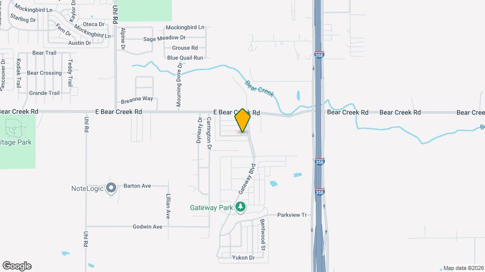 1107 Valley View Dr Map and Location Details