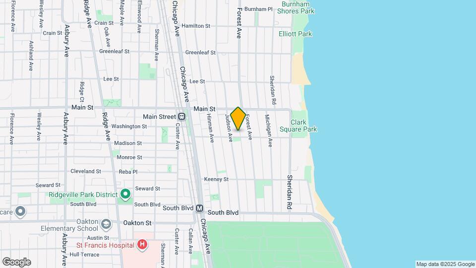 327 Kedzie St Map and Location Details