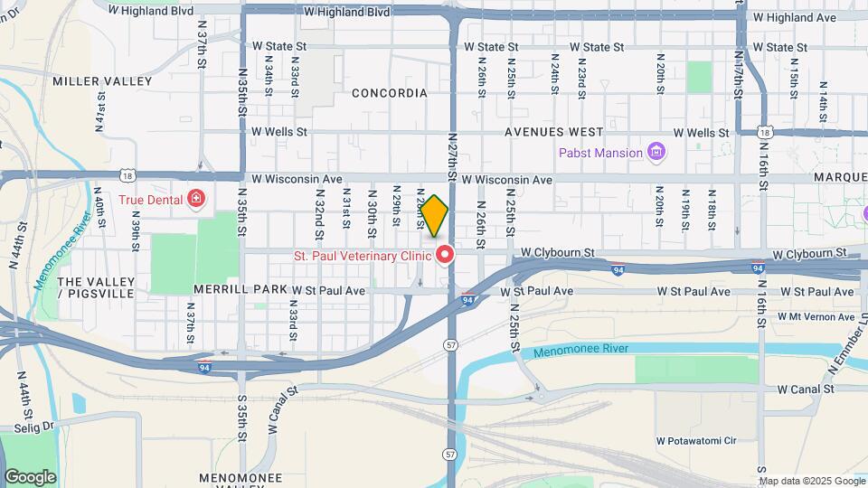 2726 W Clybourn St Map and Location Details