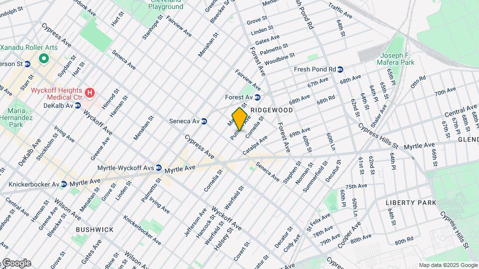 1826 Putnam Ave Mapa y Detalles de la Ubicación