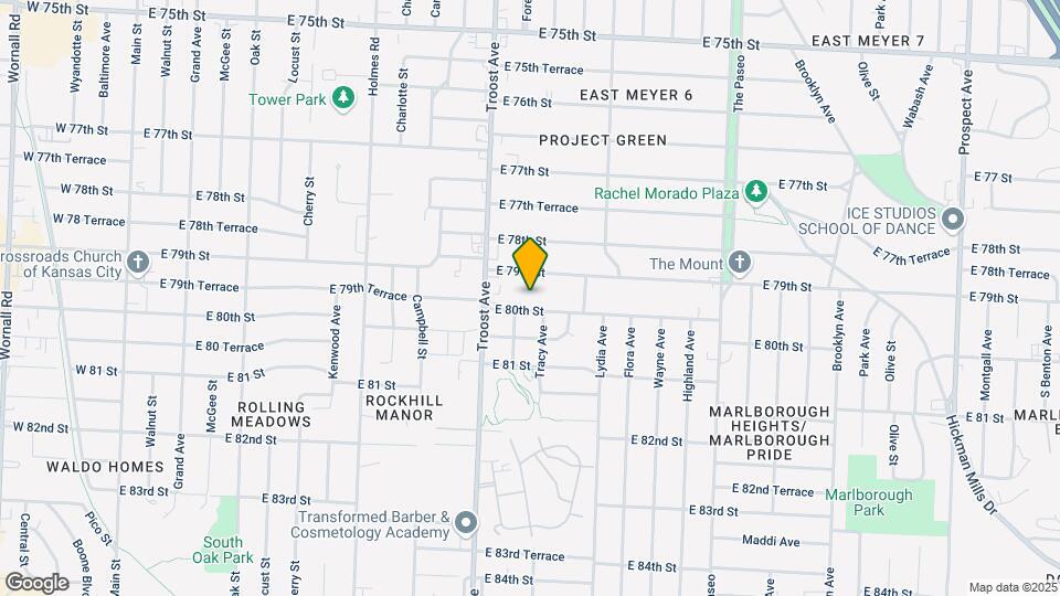 1208 E 80th St Map and Location Details