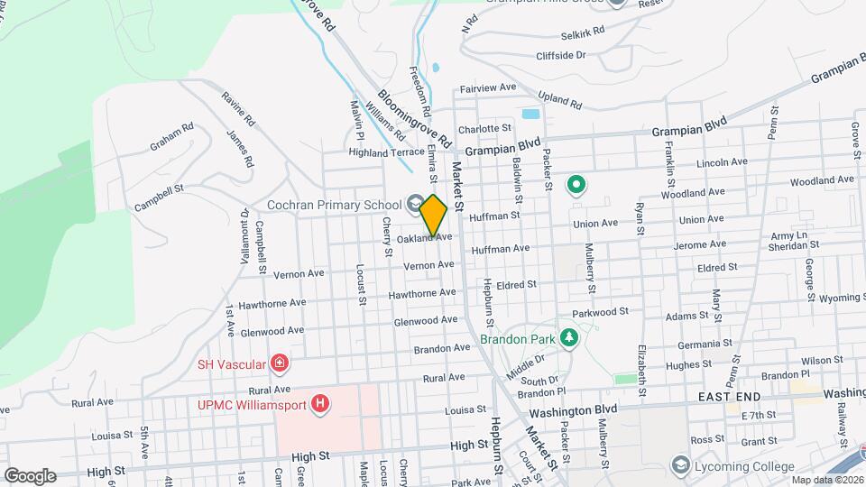 1317 Elmira St Mapa y Detalles de la Ubicación