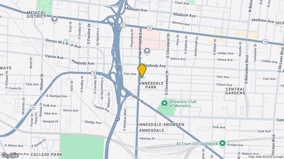 1234 Vinton Ave Map and Location Details