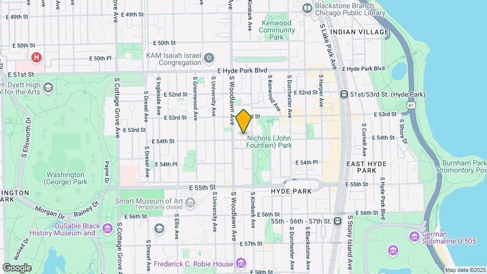1220-1224 E 54th St Map and Location Details