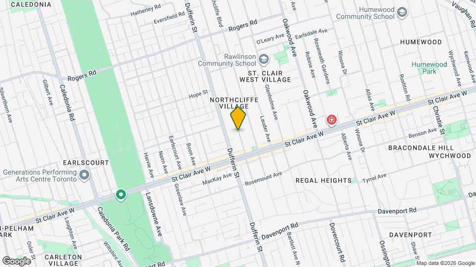 176 Westmount Ave Map and Location Details