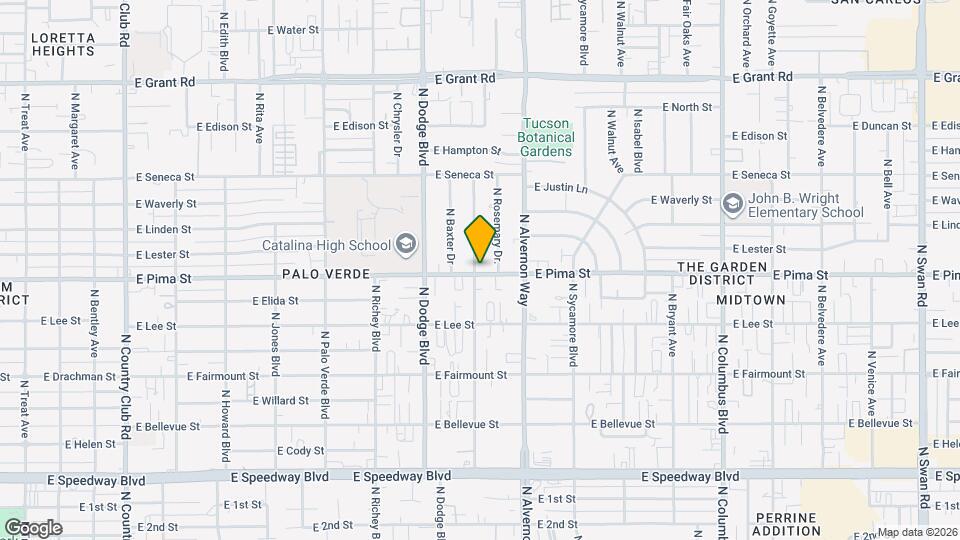 1700 N Winstel Blvd Mapa y Detalles de la Ubicación