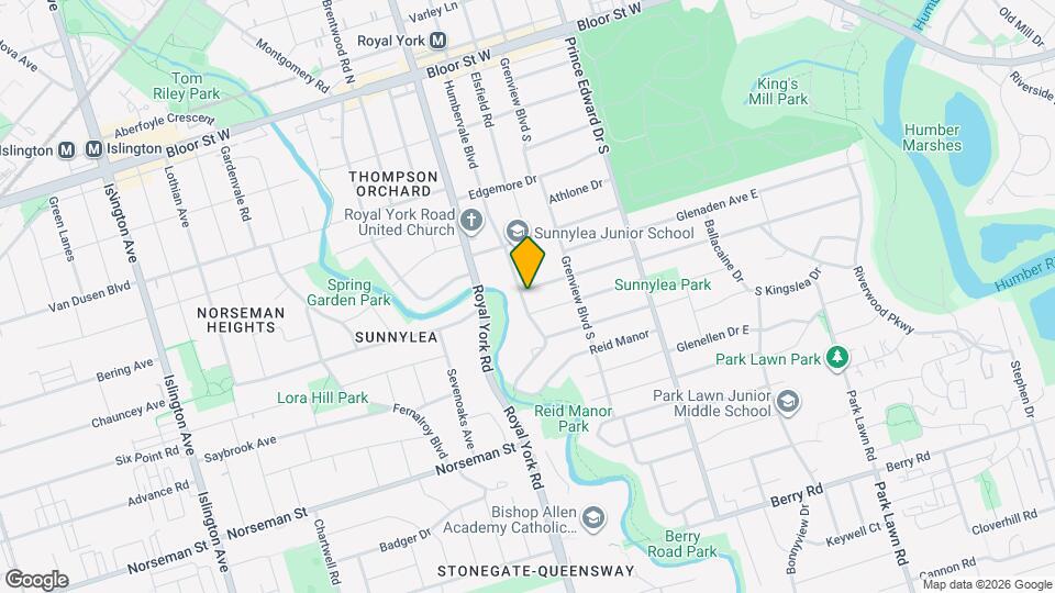 159 Humbervale Blvd Map and Location Details