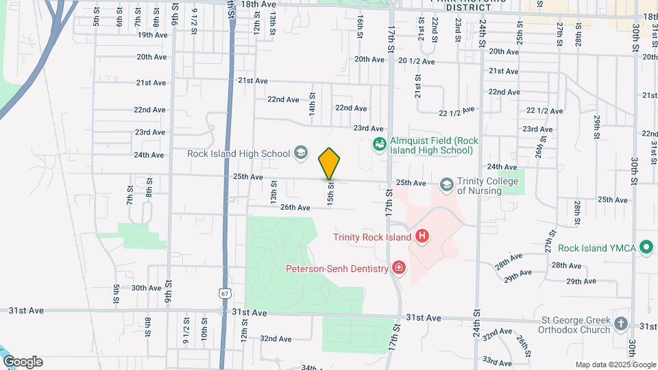 2504 15th St, Unit 4 Map and Location Details