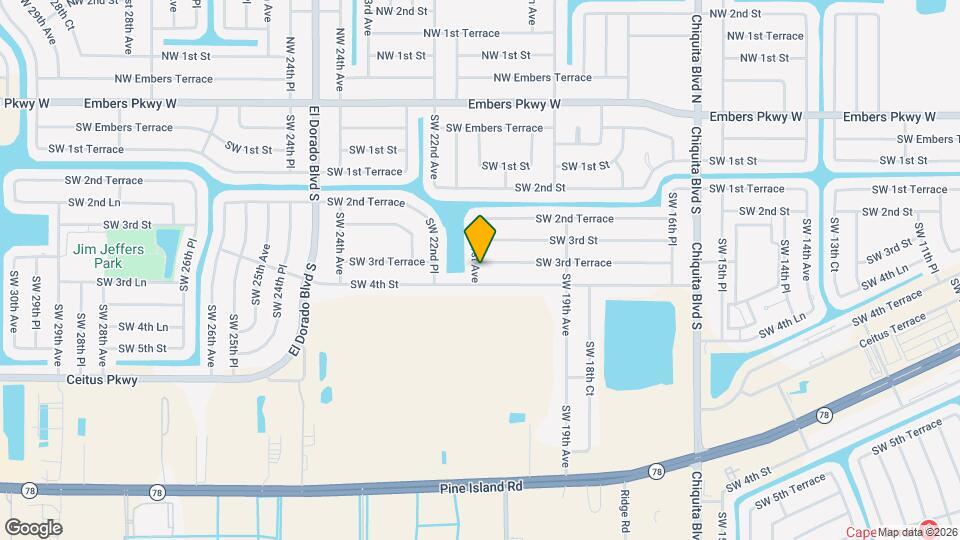 2016 SW 3rd Terrace Map and Location Details