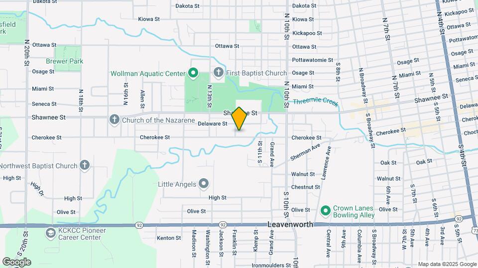 215 S 12th St Map and Location Details