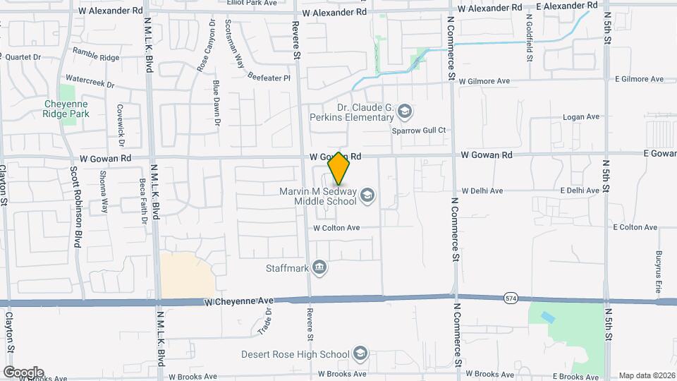 3504 Lonesome Drum St Map and Location Details