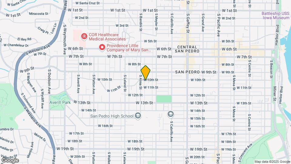 973 W 10th St Map and Location Details