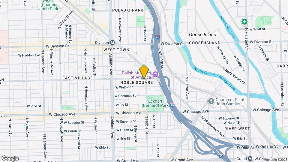 952 N Noble St Map and Location Details