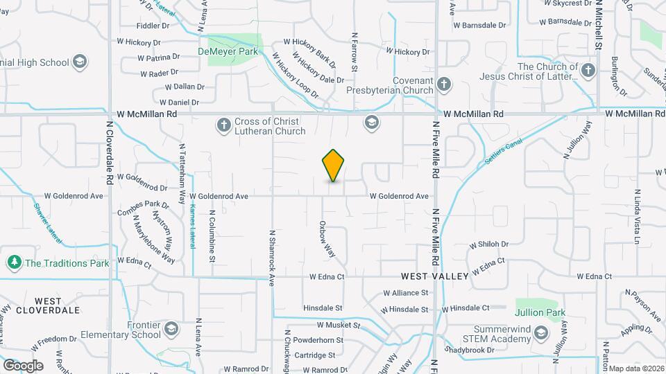 4418 N Oxbow Pl Map and Location Details