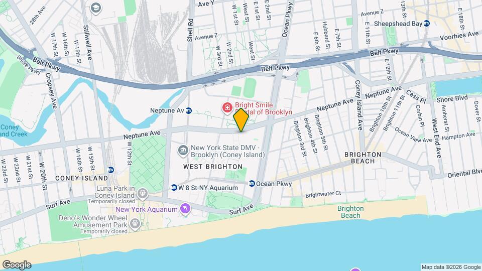 444 Neptune Ave Map and Location Details