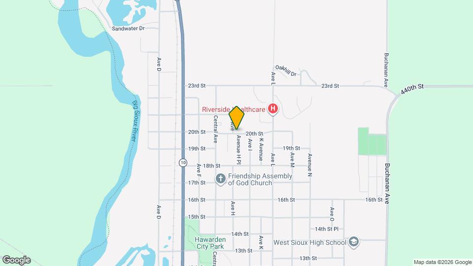 805 20th St Map and Location Details