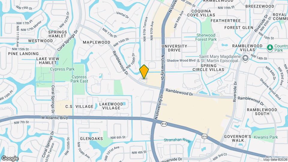 1117 NW 97th Dr Mapa y Detalles de la Ubicación