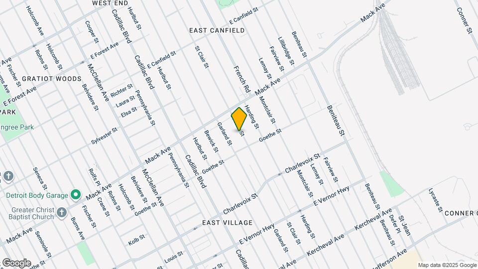 3459 St Clair St Map and Location Details
