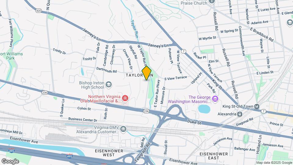 212 W Taylor Run Pkwy Map and Location Details