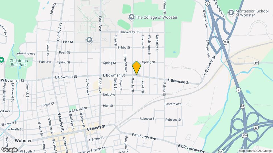 817 E Bowman St Mapa y Detalles de la Ubicación