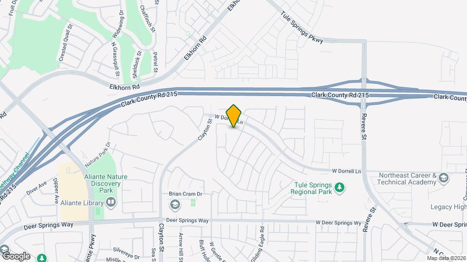 1611 Dire Wolf Ave Map and Location Details