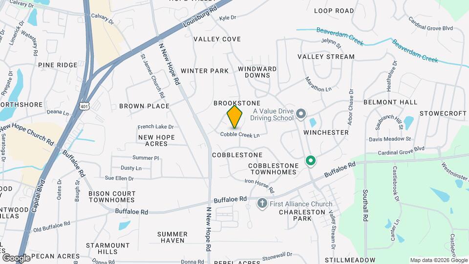 4429 Cobble Creek Ln Map and Location Details