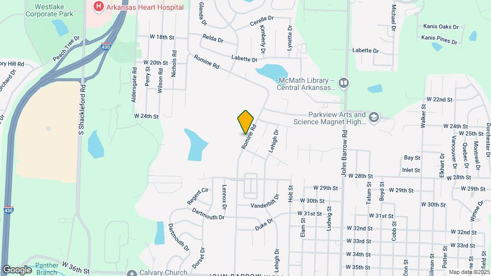 2506 Romine Rd Map and Location Details
