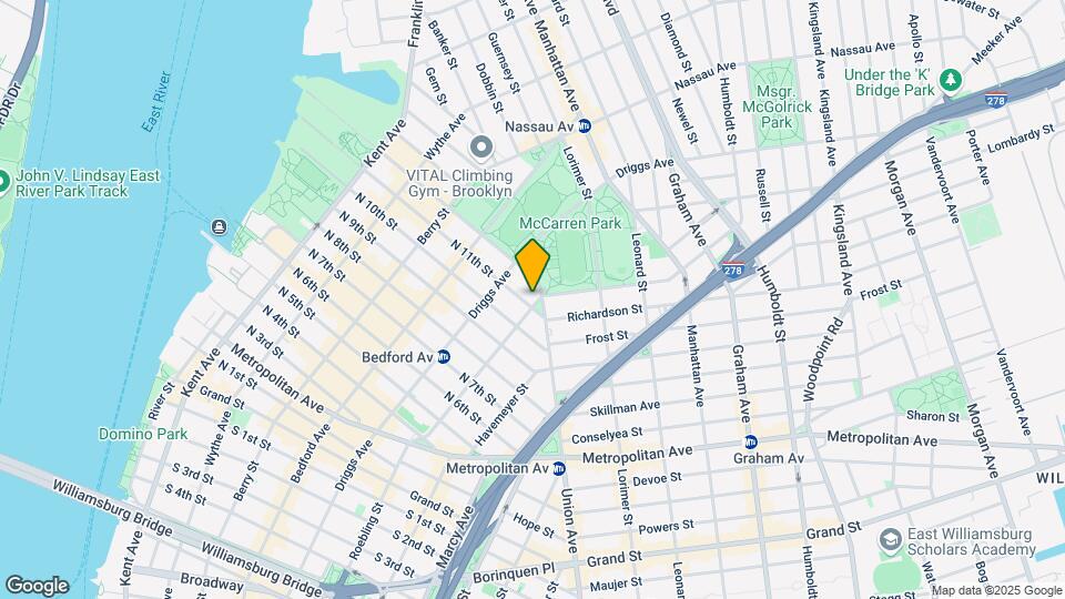223 N 11th St Map and Location Details
