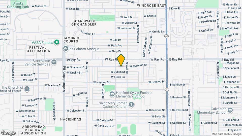 549 W Shannon St Mapa y Detalles de la Ubicación