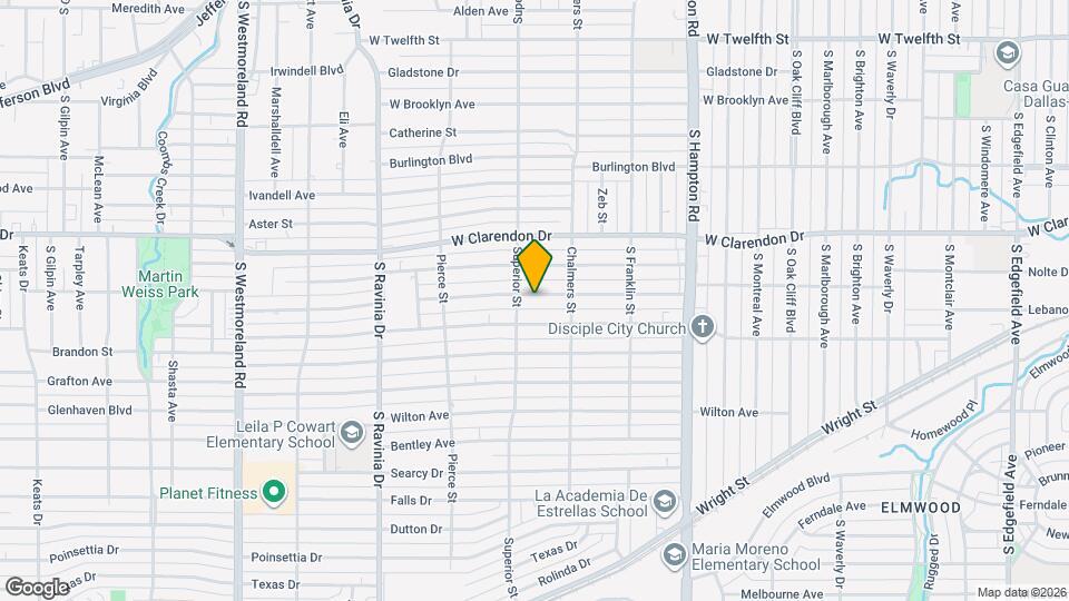 2634 Emmett St Mapa y Detalles de la Ubicación
