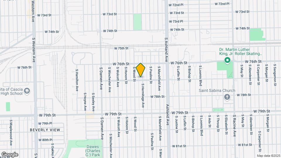 1738 W 77th St Map and Location Details