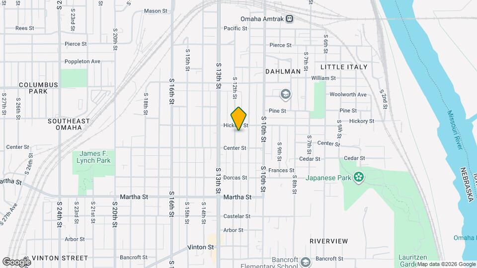1715 S 12th St Map and Location Details