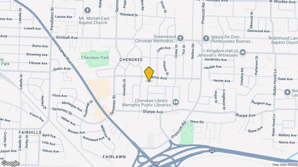 1529 Pinecrest Dr Map and Location Details
