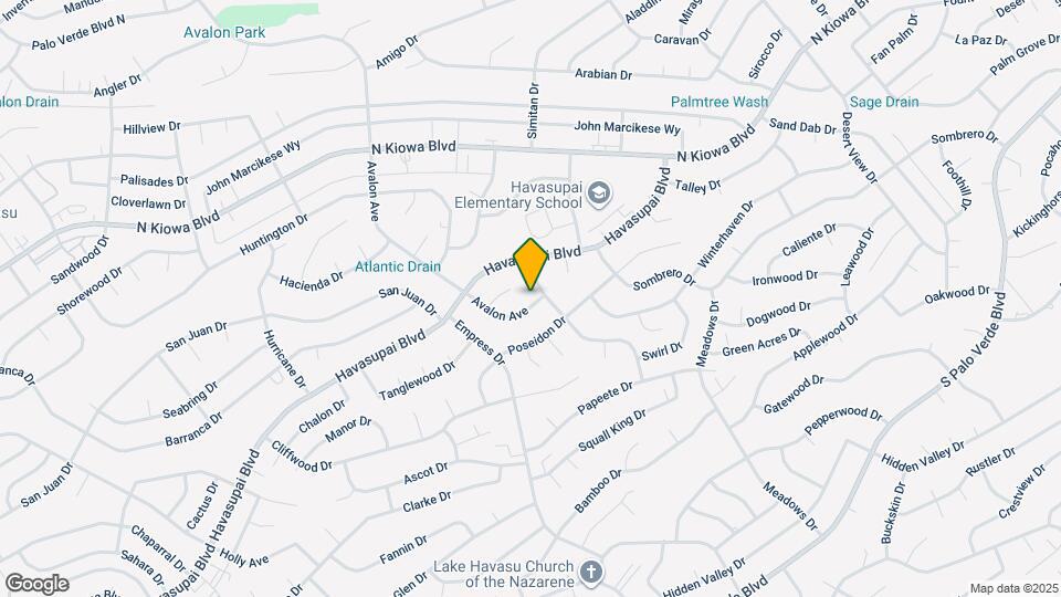 820 Avalon Ave Map and Location Details