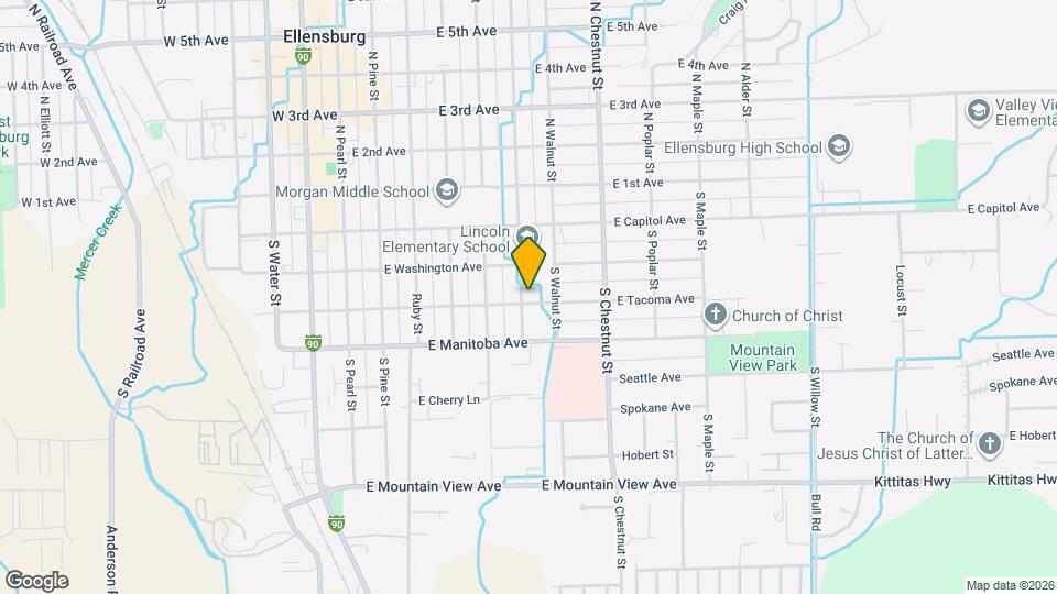 601 E Tacoma Ave Map and Location Details