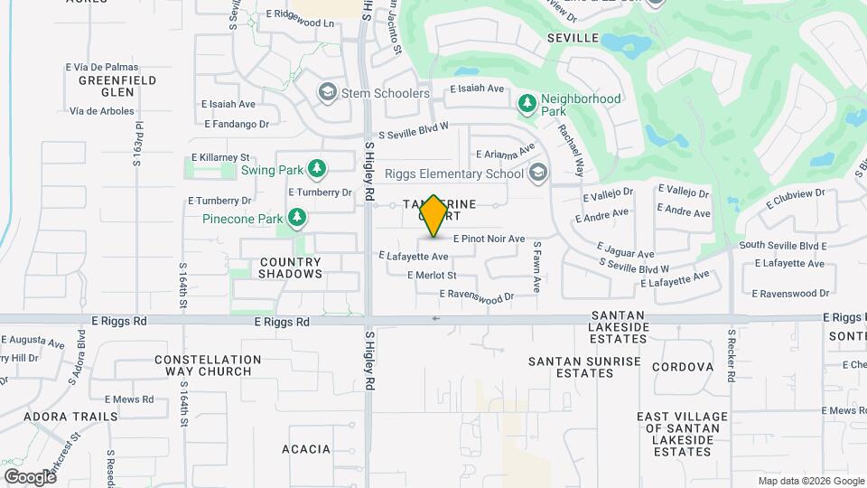 3343 E Pinot Noir Ave Map and Location Details